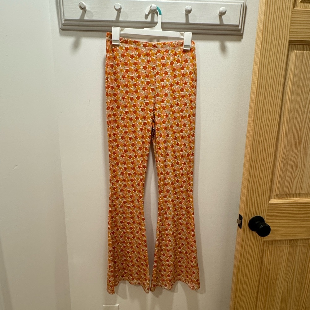 Floral bell bottoms